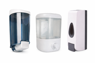 Dispensador de Jabón Líquido y Gel Antibacterial Aserclean en unidad, dispensador higiénico para manos en Bogotá Colombia