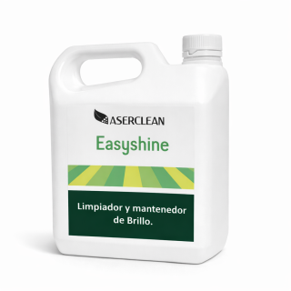 EasyShine Aserclean limpiador y mantenidor de brillo en garrafa de 3 litros, limpiador biodegradable para pisos en Bogotá Colombia.